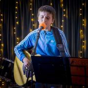 Robbie Hope, 13, has lived in Bishops Lydeard all his life and is a keen guitar player and singer.