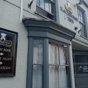 The Racehorse Inn pub on East Reach, Taunton