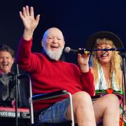 There were chants of ‘oh, Sir Michael Eavis!’ as the festival founder reeled off some classic hits.