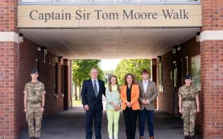 Colin Ingram-Moore (left) and Hannah Ingram-Moore (second from right) have been disqualified as charity trustees (Danny Lawson/PA)