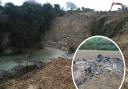 Tonne of waste was illegally dumped at the former quarry turned wildlife haven in Cornwall