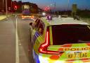 Police arrested a HGV driver on suspicion of drink driving