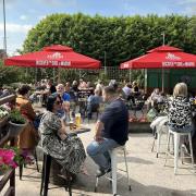 The Cricks enjoyed a busy opening weekend of its new beer garden