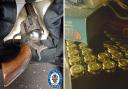 Guns seized and man taken into custody after police swoop in Quarry Bank