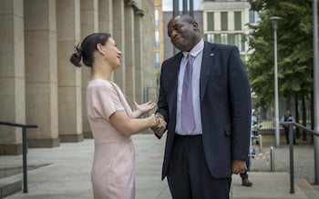 Annalena Baerbock, the German federal foreign minister welcomed David Lammy, the British Foreign Secretary on his first trip abroad as minister 