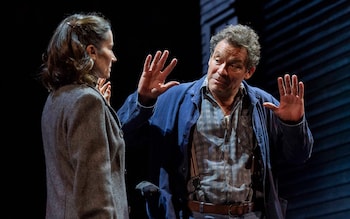 A View From The Bridge: Kate Fleetwood as Beatrice and Dominic West as Eddie