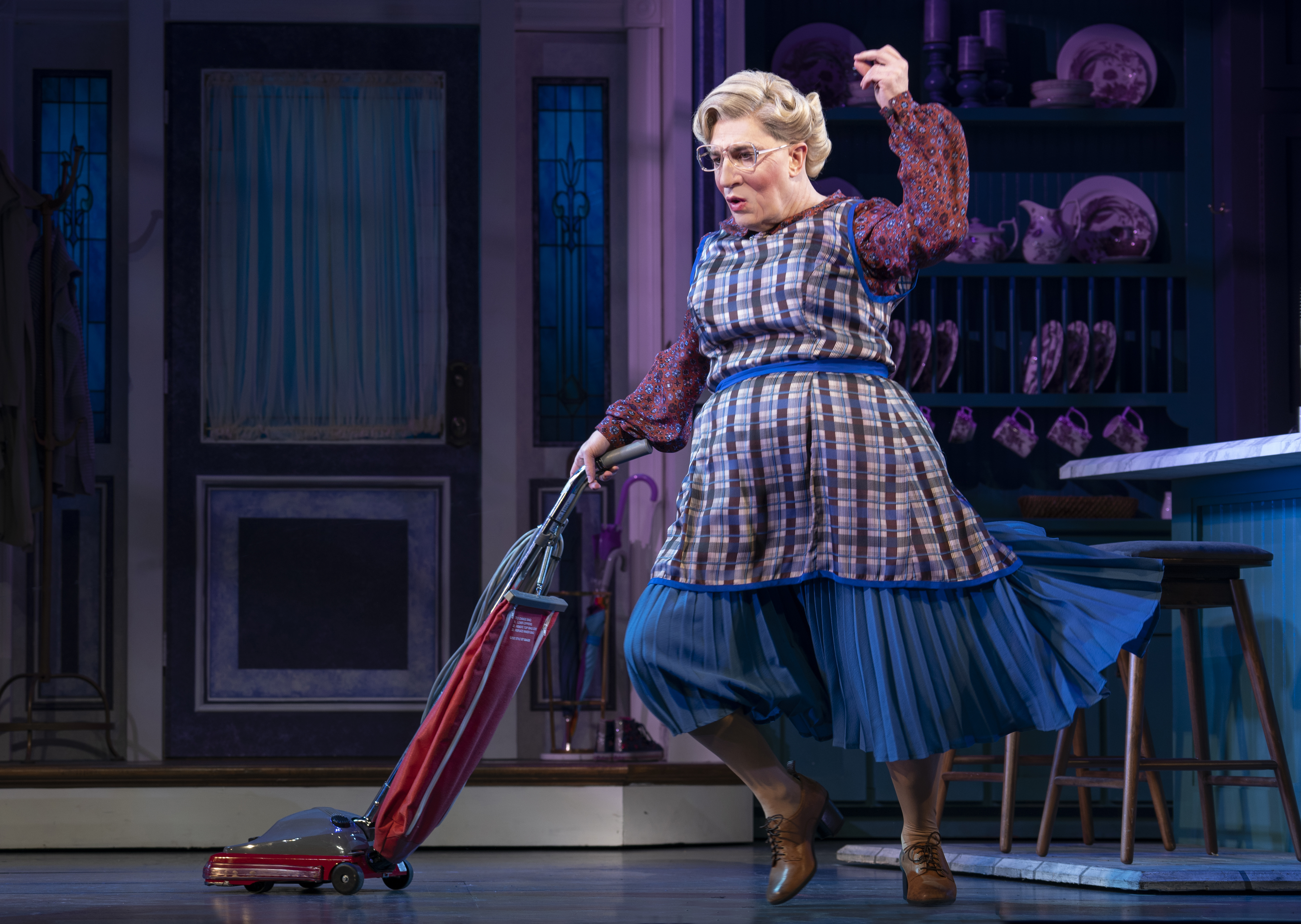 Rob McClure as Mrs. Doubtfire on Broadway