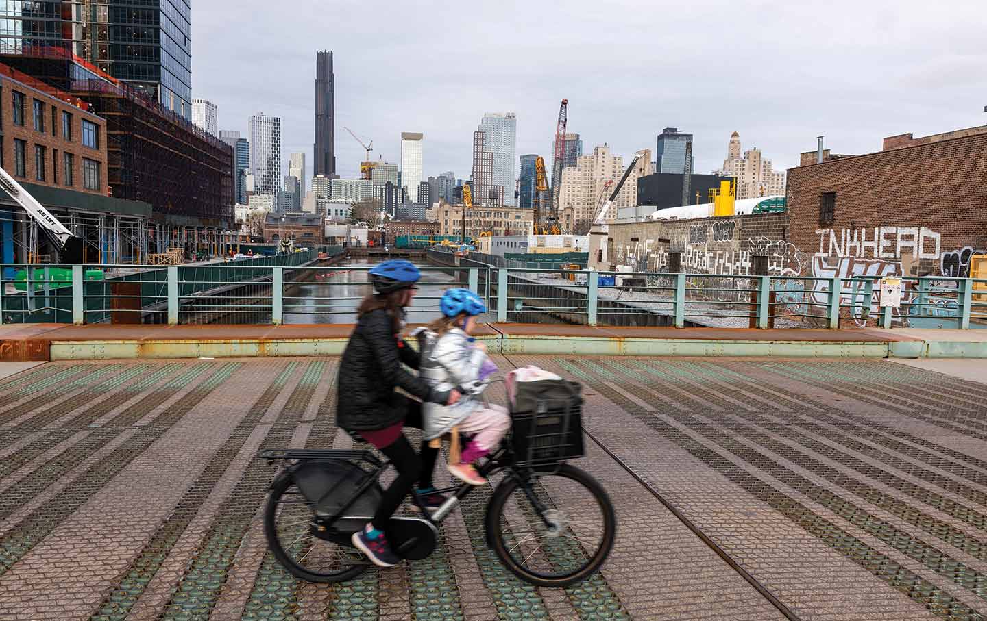 One of the bridges over the Gowanus Canal.