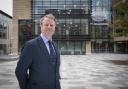 Alister Jack outside the UK Government's hub in Edinburgh