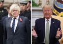 Boris Johnson appeared to back a second term for Donald Trump