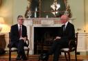 Prime Minister Keir Starmer meeting First Minister of Scotland John Swinney at Bute House, Edinburgh