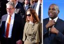 Prime Minister Keir Starmer and his wife Victoria, and Foreign Secretary David Lammy