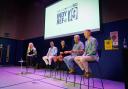 A panel discussion was held with Lesley Riddoch, Keith Brown, To See Ourselves director Jane McAllister and film stars Fraser McAllister and Matthew Wilson