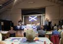 The event in Dumfries took place at the same time as the Believe in Scotland rally in Edinburgh