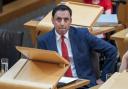 Scottish Labour leader Anas Sarwar pictured in the Holyrood chamber