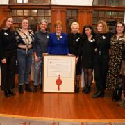 Nicola Sturgeon made a significant donation to the library ahead of International Women's Day