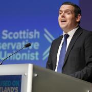 Scottish Conservative leader Douglas Ross addressed his party conference in Glasgow