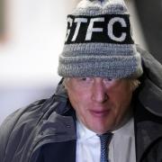 Former prime minister Boris Johnson leaves the Covid inquiry