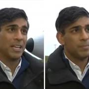 Prime Minister Rishi Sunak speaking from Moray on Monday