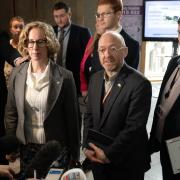 Patrick Harvie and Lorna Slater pictured in Holyrood