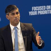 Rishi Sunak speaks at the launch of the Scottish Tory manifesto in Edinburgh