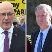 First Minister John Swinney (left) and Scottish Secretary Alister Jack