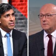 Prime Minister Rishi Sunak (left) and First Minister John Swinney