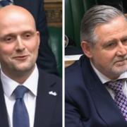 SNP Westminster leader Stephen Flynn (left) explained devolution to Labour MP Barry Gardiner