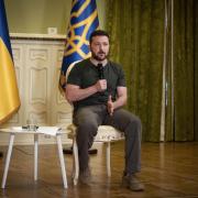 Ukrainian President Volodymyr Zelenskyy is seeking support from the UK to attack Russian targets