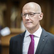 John Swinney spoke to independence activists at an event on Wednesday morning