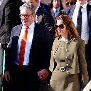 Prime Minister Keir Starmer with his wife Victoria