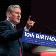 Keir Starmer speaking at Scottish Labour conference