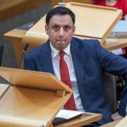 Scottish Labour leader Anas Sarwar pictured in the Holyrood chamber