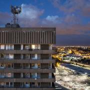 The Gallowgate Twins are an example of Brutalism architecture in Glasgow