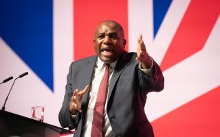 Foreign Secretary David Lammy speaking during the Labour Party Conference in Liverpool