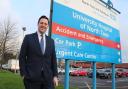 Tees Valley Mayor Ben Houchen at the University Hospital of North Tees