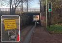 Smithfield Road in the town, which runs underneath railway tracks, has an underpass to allow cars and pedestrians through