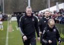 Darlington boss Steve Watson and assistant Terry Mitchell