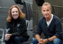 Actors Melanie Hill and Robson Green