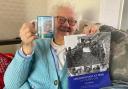 My mum with some of her Sheringham souvenirs