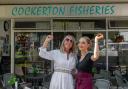 Cockerton Fisheries owner Samantha Todd and Vanessa Boggon manager