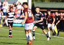 Andrew Nelson during Darlington's 1-0 win against Spennymoor Town on Saturday