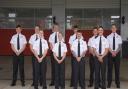 The new recruits were welcomed to the service on Monday.