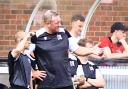 Darlington boss Steve Watson and his assistant Terry Mitchell