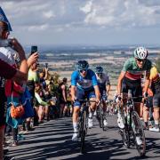 Action from the Tour of Britain