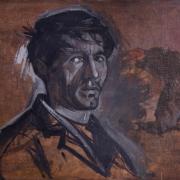 Newly discovered Norman Cornish self-portrait