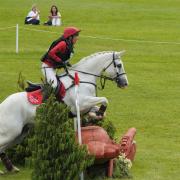 Lucy and her horse Fred competed at Bramham despite the fact that she had to learn to walk again after a crash in 2010.