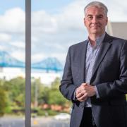 Former CEO Stephen Lancaster in the Middlesbrough office