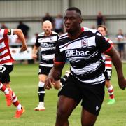 Darlington striker Cedric Main