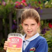 Lola Fenn and her Lemon and Honey flavoured sausages made by HECK!.